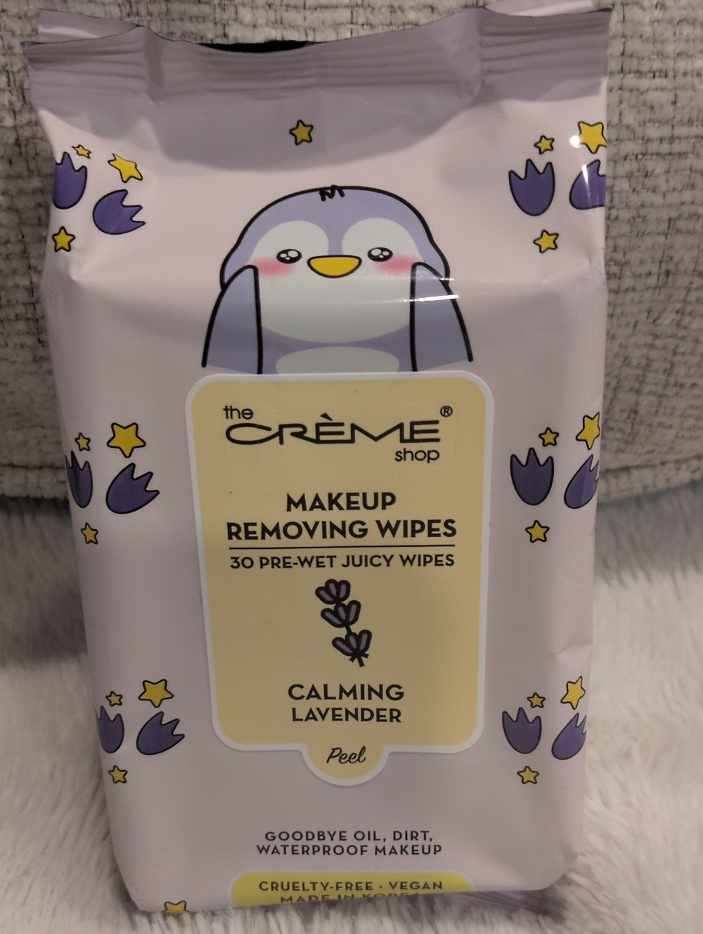 The Creme Shop Calming Lavender Makeup Removing Wipes